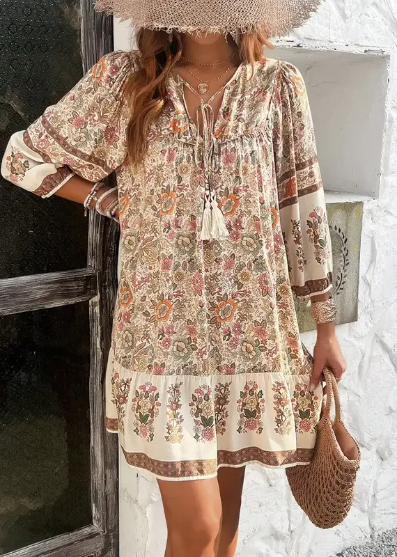 Vintage Bohemian Dress