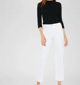 KanCan High Rise Cropped Straight Jeans