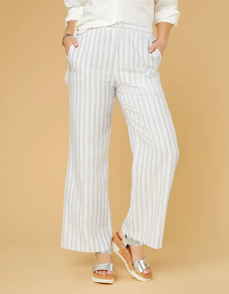 Fallon Wide Leg Striped Pant