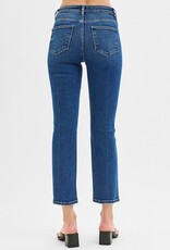Plus Tummy Control High Rise Crop Straight Jeans