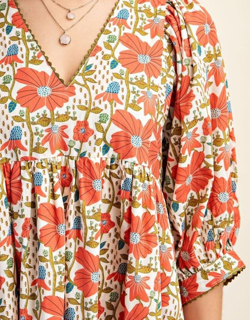 Country Is Calling My Name Floral Dress
