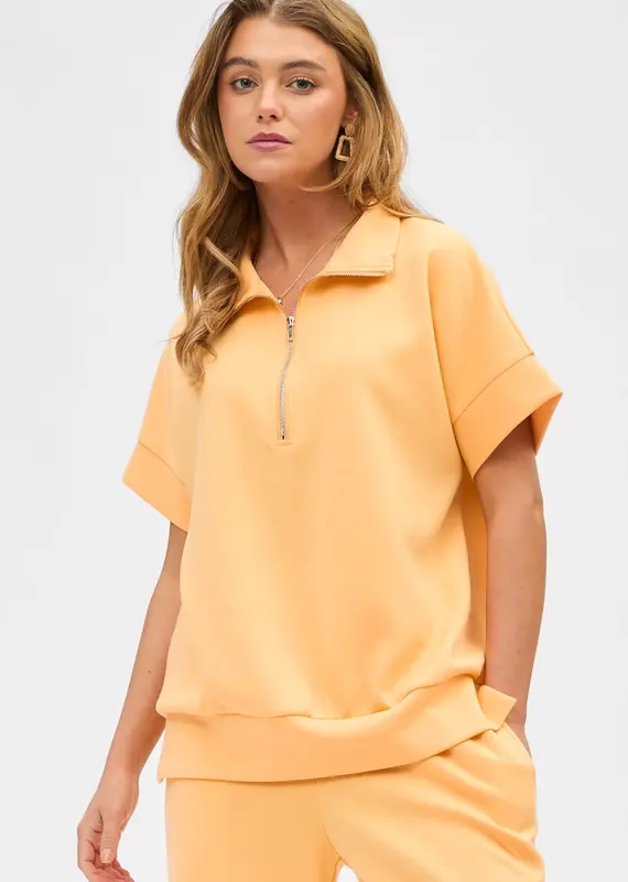 Quarter Zip Top + Pant Modal Set
