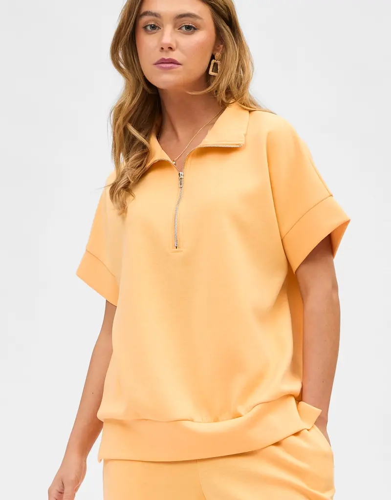 Quarter Zip Top + Pant Modal Set