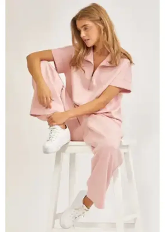 Quarter Zip + Pants Modal Set