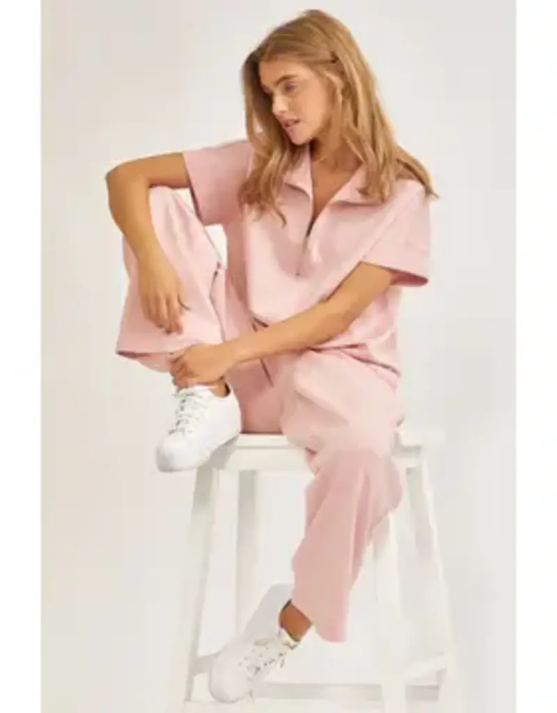 Quarter Zip + Pants Modal Set