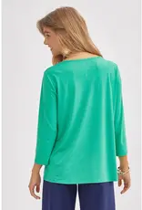 Classic Wrinkle-Free V-Neck Top