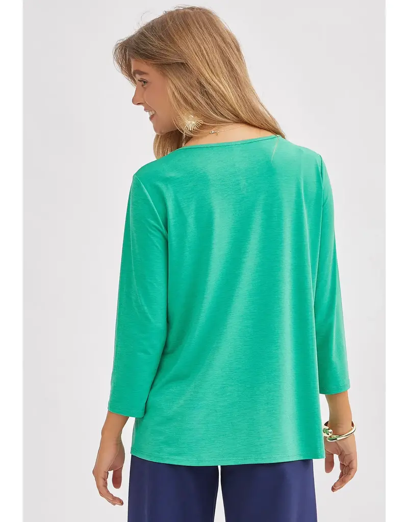 Classic Wrinkle-Free V-Neck Top