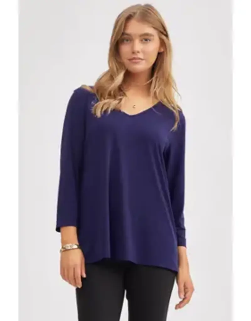Classic Wrinkle-Free V-Neck Top