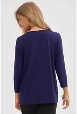 Classic Wrinkle-Free V-Neck Top