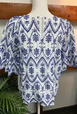 All Over Embroidered Top