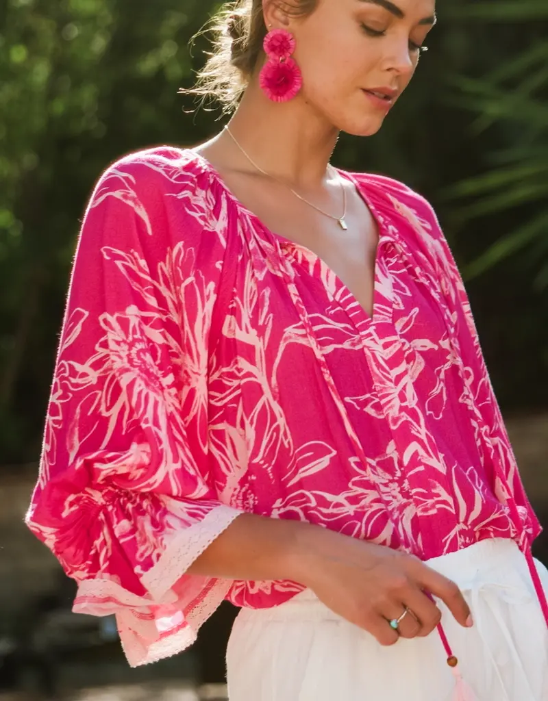 Floral Drift top