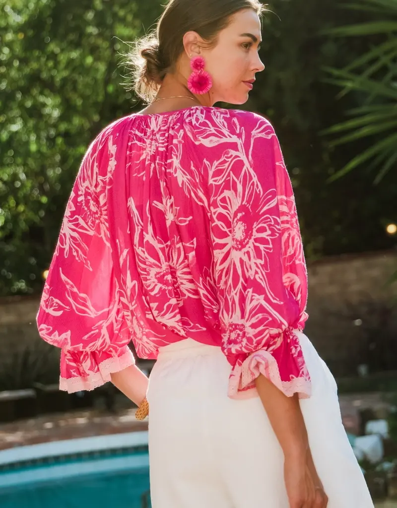 Floral Drift top