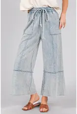 Mineral Washed Terry Knit Pant