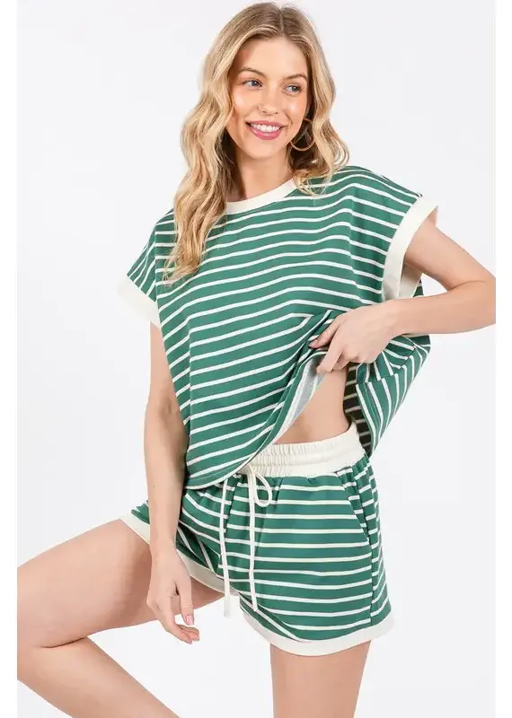Stripes Forever Top & Short *SET*