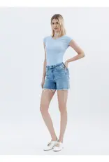 VERVET High Rise Boyfriend Shorts