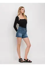 Manifest High Rise Patched Button Fly Shorts
