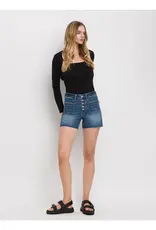 Manifest High Rise Patched Button Fly Shorts