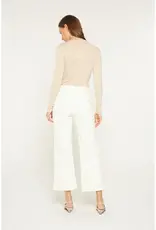 Cropped Wide Leg With Front Pocket