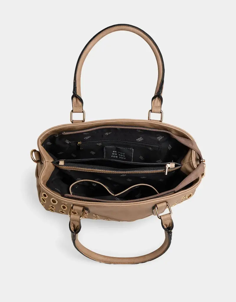 Amabel Double Compartment Grommet Tote