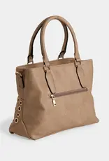 Amabel Double Compartment Grommet Tote