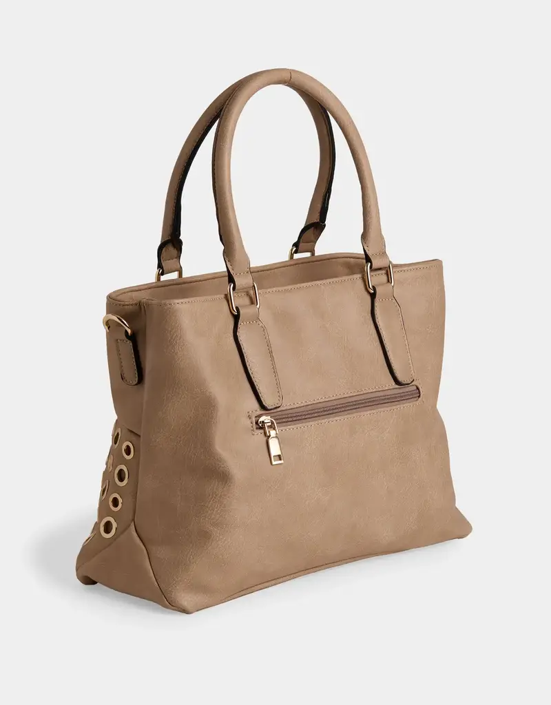 Amabel Double Compartment Grommet Tote