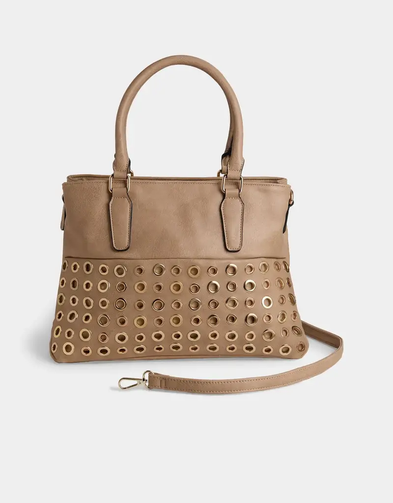 Amabel Double Compartment Grommet Tote