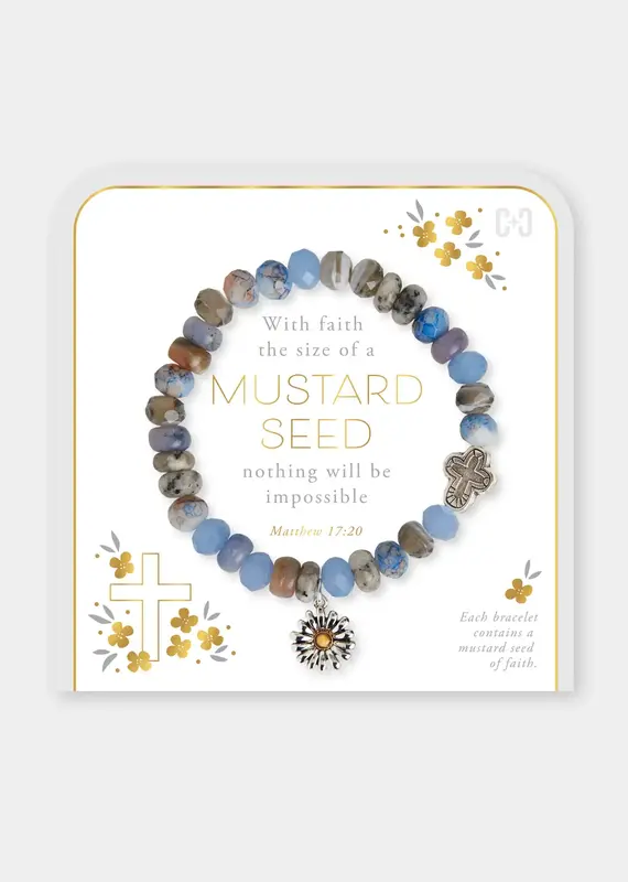 Mustard Seed Bracelet - Blue Multi