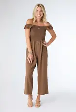 Kohde Wide Leg Smocked Jumpsuit