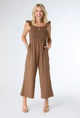Kohde Wide Leg Smocked Jumpsuit