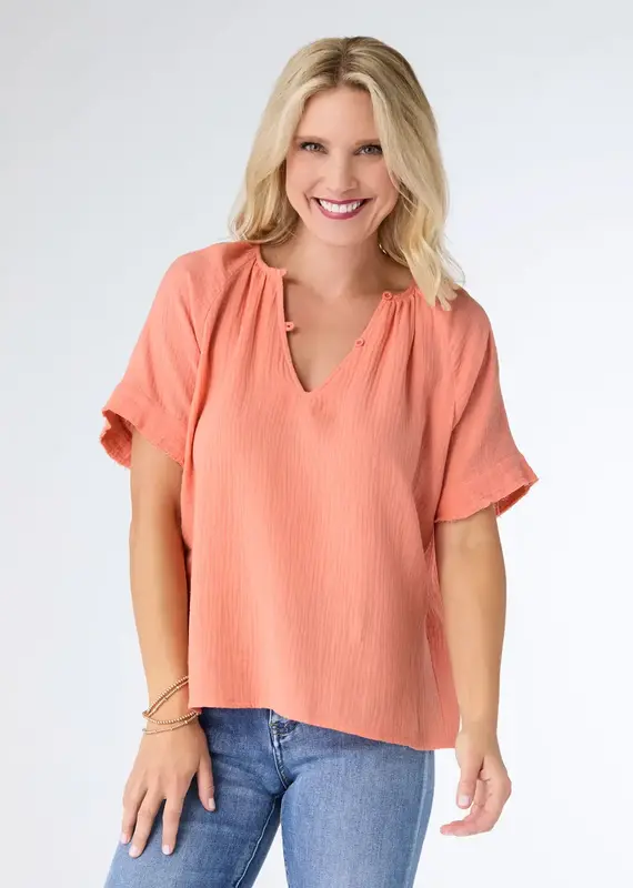 Elayna Gauze Top