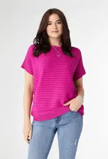 Carrigan Relaxed Short Sleeve Ribbed Top