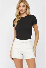 Fold Over High Rise Shorts