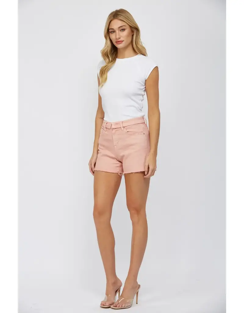 Fold Over High Rise Shorts