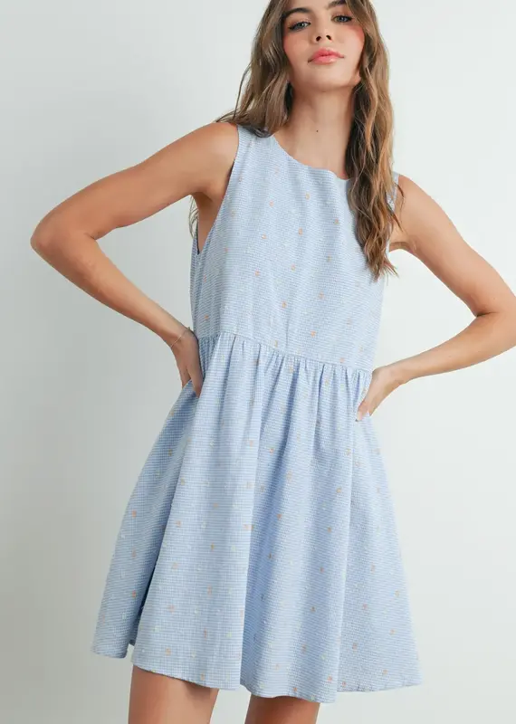 Ready For Summer Tie Back Dress