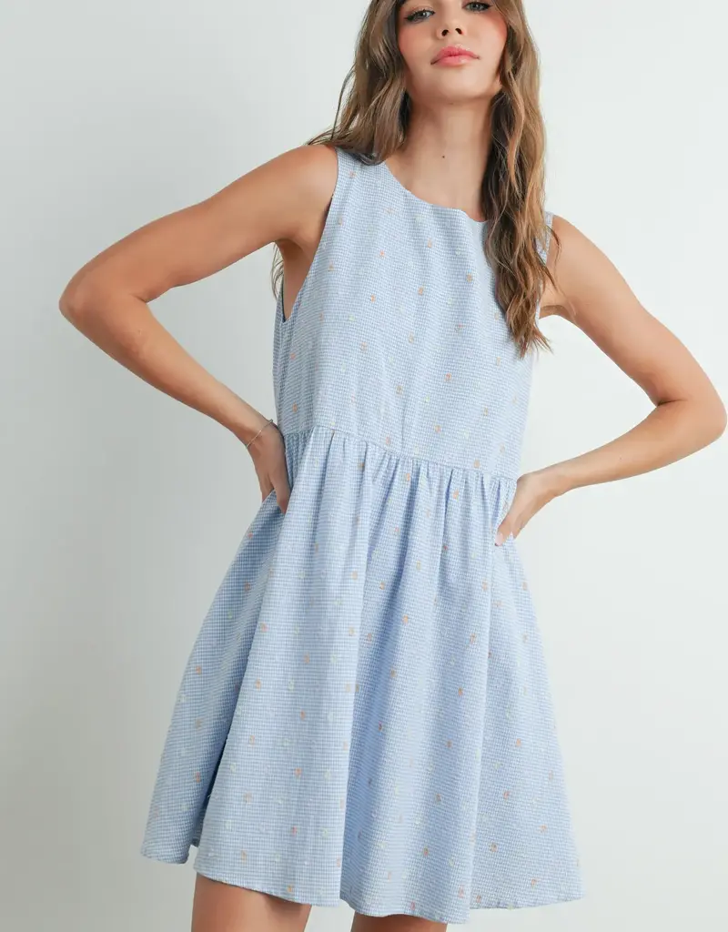 Ready For Summer Tie Back Dress
