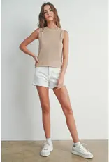 Rib-Knit Sweater Vest