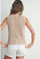Rib-Knit Sweater Vest