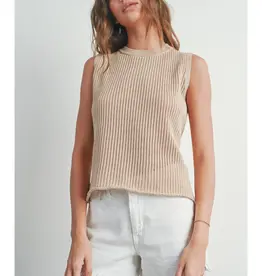 Rib-Knit Sweater Vest