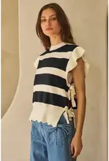 Be Bold Striped Knit Top