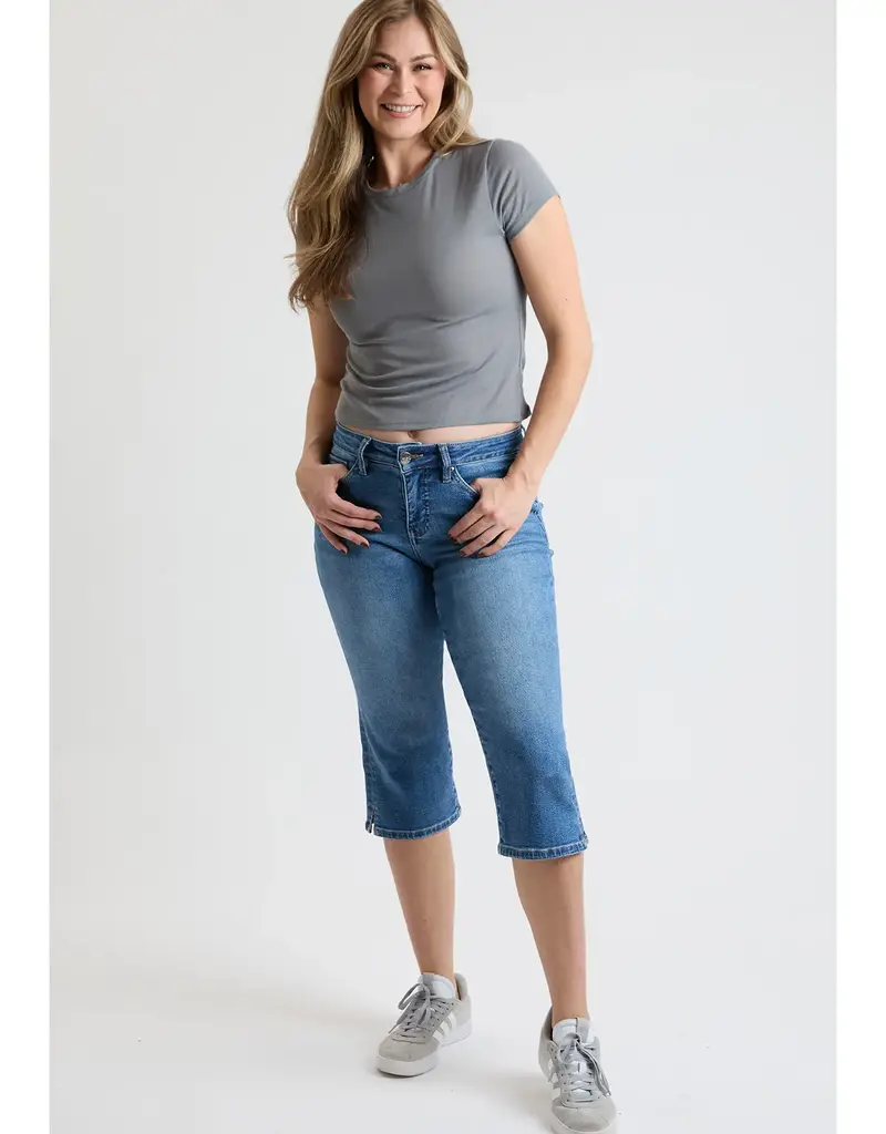 Tummy Control High Rise Premium Stretch Capri