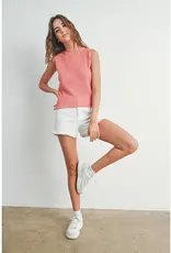 Rib-Knit Sweater Vest