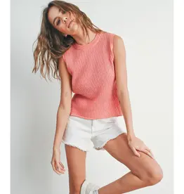 Rib-Knit Sweater Vest