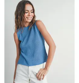 Rib-Knit Sweater Vest