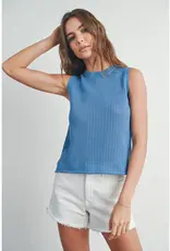 Rib-Knit Sweater Vest