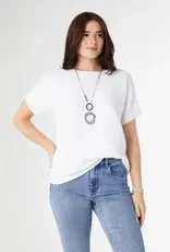 Carrigan Relaxed Short Sleeve Ribbed Top