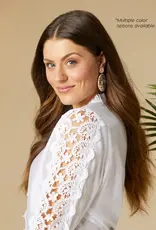 Kiana Top with Crochet Detail
