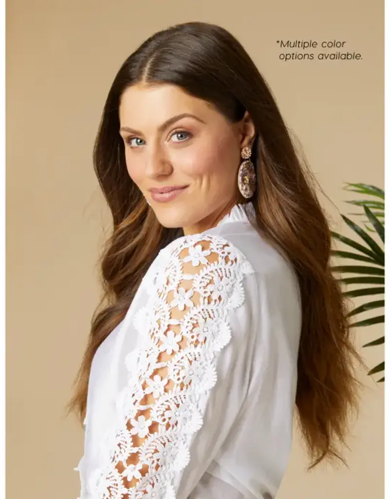 Kiana Top with Crochet Detail