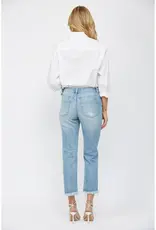 Mid Rise Cigarette Crop Jean