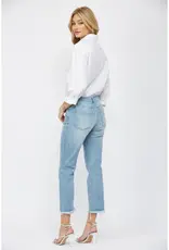 Mid Rise Cigarette Crop Jean