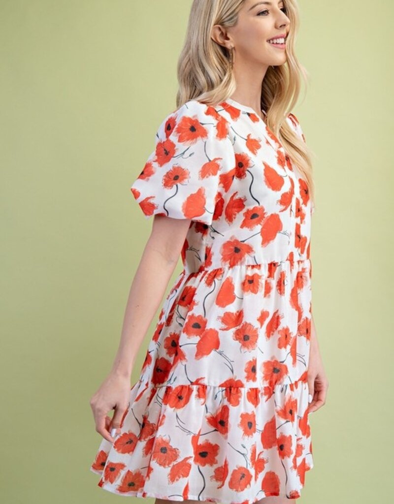 Floral Tiered Dress